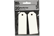 Hobby artikelen - Creativ Company - Manila Labels Off-white 20 pcs. - 234022