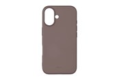 Mobiel - Covers & Cases - ONSALA Phone Case with Silicone Feel Chocolate - iPhone 16 - 664239