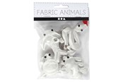 Schrijf- en tekenartikelen - Creativ Company - Animal Keychains made of Textile 4 pcs. - 495023