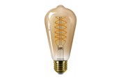 Armaturen & Lampen - Philips LED spot Filament ST64 7W/827 (50W) SceneSwitch amber E27 - 929003806701