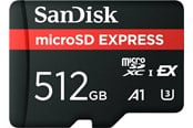 Geheugenkaart - SANDISK microSD Express - 880MB/s - 512GB - SDSQXFN-512G-GN4NN