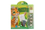 Creatief spelen - Grafix Stamp and Tape Activity Book - Tiger - 100099
