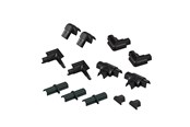 Kabelgoot, Kabelhoes & Kabelbinders - D-LINE Accessory Kit 16x8 Black - RETAP1608B