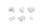 Kabelgoot, Kabelhoes & Kabelbinders - D-LINE Accessory Kit 25x16 White - DLFSA2-AP