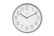 Decoratie - Hama Corsica Wall Clock 30 cm Black/White - 00185873