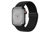 Smartwatch - Accessoires - Lippa Apple Watch Nylon Strap incl. Magnetic Lock 38/40/41 mm - Black - LPAW138