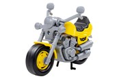 Speelgoedauto - Cavallino Toys Cavallino Race Motorbike Yellow 25cm - 4202WD01