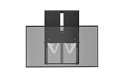 Muurbevestigingen, AV-bevestigingen & AV-meubels - Deltaco OFFICE Manual Height-Adjustable Display Wall Mount - Max 90 kg - recommended for 75"-90" - ARM-0801
