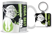 Merchandise - Pyramid - Star Wars (Yoda Best) Mug & Keychain Set - Mokken - GP86631
