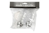 Schrijf- en tekenartikelen - Creativ Company - Deco Balls Transparent 5cm 10 pcs. - 52143