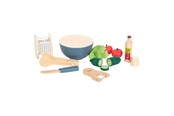 Speelgoedpop - Small Foot - Wooden Toy Food Salad Playset 11pcs. - 12612
