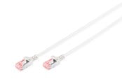 Netwerk - kabel - DIGITUS CAT 6 U-FTP Slim Patch Cord - 10m - Grijs - 10m - DK-1624-100S
