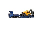 Speelgoedauto - SIKU MAN Truck with Backhoe Loader - 313-1761