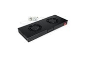 Rackkoffers - Roline - rack fan - 2 fans with thermostat - 1U - 26.21.0271