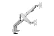 Muurbevestigingen, AV-bevestigingen & AV-meubels - Roline mounting kit - streamlined - for 2 LCD displays - pneumatic - silver - Max 18 kg - recommended for - 17.03.1158