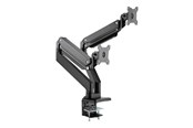 Muurbevestigingen, AV-bevestigingen & AV-meubels - Roline Dual LCD Monitor Stand Pneumatic - Max 15 kg - recommended for - 17.03.1117