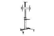 Muurbevestigingen, AV-bevestigingen & AV-meubels - Roline stand - for LCD display - silver - Max 50 kg - recommended for 70" - 17.03.1260