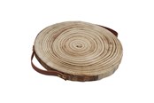 Schrijf- en tekenartikelen - Playwood - Decoration Tree Disc Paulownia Wood with Leather Handles - sl1187