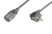Voedingskabel (extern) - DIGITUS Type-F Power Cord - 0.75m - AK-440109-008-S
