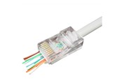 Netwerk - kabel - Gembird Modular Plug - network connector - Transparent - LC-PTU-01/10