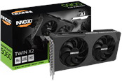Grafische kaarten - Inno3D GeForce RTX 5060 Twin X2 - 8GB GDDR7 RAM - Grafische kaarten - N50602-08D7-195071N