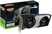 Grafische kaarten - Inno3D GeForce RTX 5060 Twin X2 OC - 8GB GDDR7 RAM - Grafische kaarten - N50602-08D7X-195070N