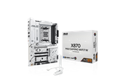 Moederbord - ASUS X870 MAX GAMING WIFI7 WHITE Moederbord - AMD X870 - AMD AM5 socket - DDR5 RAM - ATX - 90MB1LZ0-M0EAY0