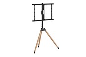 Flat screen TV - Accessoires - Gembird TV Driepoot Vloerstandaard – 180° Draaifunctie – 20° Kanteling – Geschikt voor 32–75" – VESA 200x200–600x400 – Max 35 kg – Zwart - TVS-75ST-01