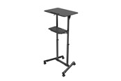Flat screen TV - Accessoires - Gembird Mobile lecture desk with caster wheels black - TVS-DESK-01-BK