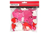 Schrijf- en tekenartikelen - Creativ Company - Foam shapes Hearts Self-adhesive 200 pcs. - 790150