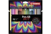 Schrijf- en tekengerei - STABILO Pen 68 - Felt-tip pen - ARTY - Set With 24 Pieces - 6824-1-20