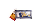 School accessoires - Euromic POKÉMON Filled MESH pencil pouch w/stationery articles: 2 triangular pencils 1 round sharpener 1 shaped eraser 1 shaped memo pad. Size of pencil pouch L 20 cm H 9.5 cm - 161708156