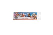 School accessoires - Euromic 4-pack erasers - 4 shaped erasers packed in acetate box with eurohole (size of box 5.2 x 16 cm) - 145707106