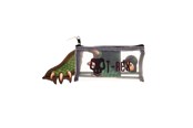 School accessoires - Euromic DINO T-REX Filled mesh pencil pouch w/station - 092408156
