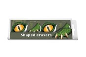 School accessoires - Euromic DINO T-REX 4 shaped erasers in acetate box - 092407106