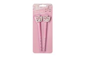School accessoires - Euromic UNICORN GEMS 2-pack pencils w/eraser toppers - 092307002