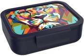 School accessoires - Euromic LUNCH BUDDIES Lion lunch box w/clip & divider - 088908724-21000241