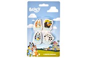 School accessoires - Euromic Bluey 4-pack erasers - 4 shaped erasers packed in acetate box with eurohole (size of box 5.2 x 16 cm) CE & 0-3 years pictogram - 048207106