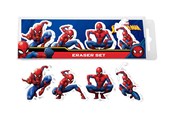School accessoires - Euromic SPIDERMAN 4-pack erasers in box - 017807106