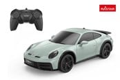 Op afstand bedienbaar - RASTAR R/C 1:24 Porsche 911 Dakar Shade Green - 10140
