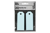 Papier, fotopapier en etiketten - Creativ Company - Manila Labels Light Blue 20 pcs. - 234018