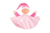 Speelgoed voor baby's - Corolle Tidoudou - Pink Cuddle Cloth 17cm - 9000030140