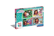 Puzzels - Clementoni Gabby’s Dollhouse 4-in-1 Super Colour Puzzles (12/16/20/24) - 21524
