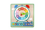 Speelgoed voor baby's - Barbo Toys Wacky Wonders Clock board - 6304