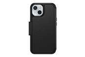 Mobiel - Covers & Cases - OtterBox Strada MagSafe Apple iPhone 15 Shadow - black - ProPack - 77-93815