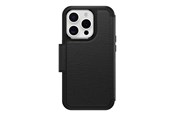 Mobiel - Covers & Cases - OtterBox Strada MagSafe Apple iPhone 15 Pro Shadow - black - ProPack - 77-93812