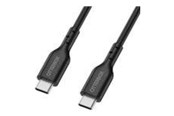 USB-kabel - OtterBox Standard Cable USB C-C 1M USB-PD Black - ProPack - 78-81366