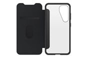 Mobiel - Covers & Cases - OtterBox React Folio Samsung Galaxy S25 Black Crystal - clear/black - 77-97829