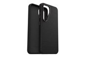 Mobiel - Covers & Cases - OtterBox Symmetry Cactus Leather Samsung Galaxy S25 Noir Ash - black - 77-97385