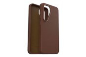 Mobiel - Covers & Cases - OtterBox Symmetry Cactus Leather Samsung Galaxy S25 Rich Adove - brown - 77-97387